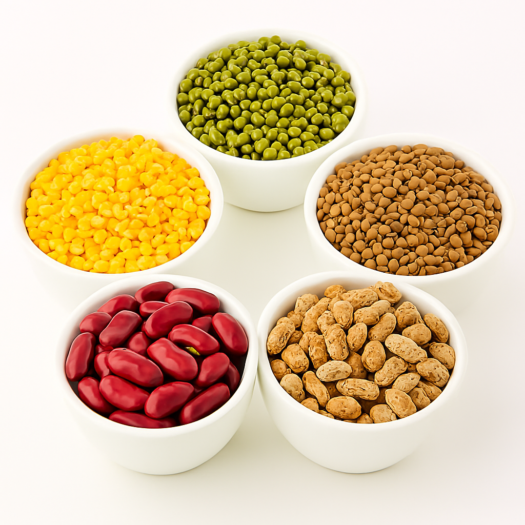 Lentils, beans, and other protein-rich pulses
